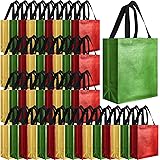 Eccliy 80 Pieces Gift Bags Set Glossy Reusable Tote