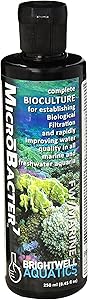 MicroBacter7 - Bacteria & Water Conditioner for Fish Tank or Aquarium, Populates Biological Filter Media for Saltwater and Freshwater Fish