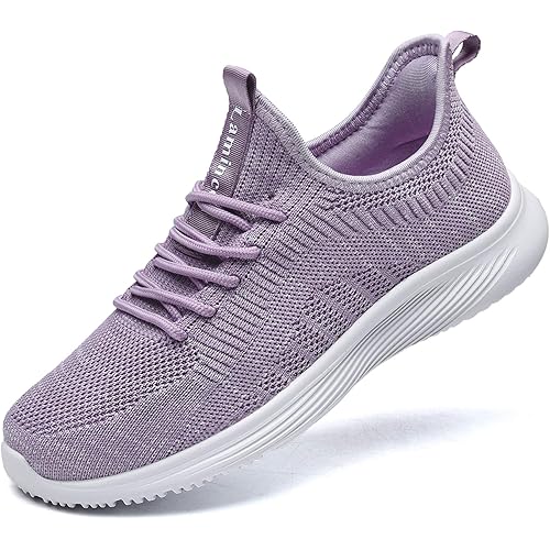 Lamincoa Womens Tennis Shoes - Slip On Lightweight Comfort Casual Memory Foam Sneakers for Work Walking Gym