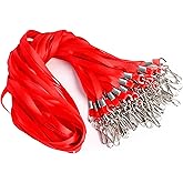 LOCONHA 50 Pack Lanyards for Id Badges Lanyards Safety Badge Lanyard 36" with Swivel Hook
