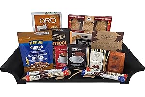 Gourmet Gift Wood Tray With Sides: Fudge, Nuts, Canadian Maple Cookies, Chocolate, Biscotti and more