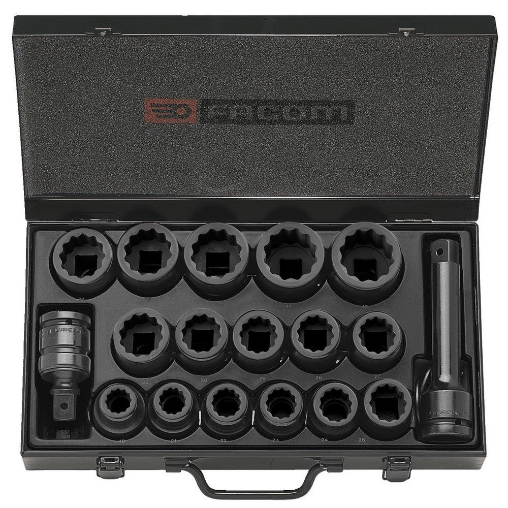 Facom NKD. 500 – Includes 16 Cups 3/4 Impact -12 Faces