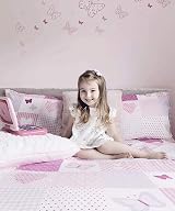 Bloomsbury Mill Kids Pillow Cases 2 Pack Hearts Butterflies Pink 50x75cm view 7