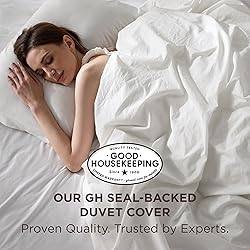 Bedsure 100% Washed Cotton Duvet Cover Oversized