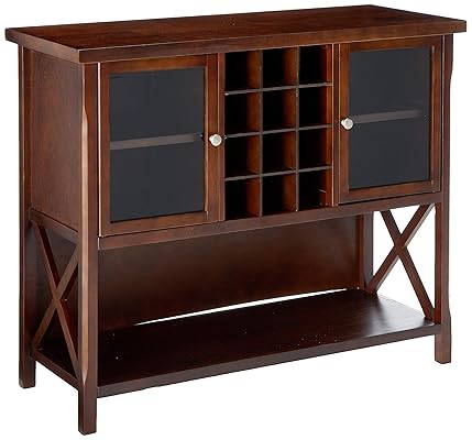 Winsome Xola Buffet Cabinet in Cappuccino for Dining Storage