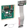 Optimal Shop 4 Digit PCI and ISA PC Computer Motherboard Power Diagnostic Analyzer Post Tester Card