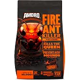 Amdro Fire Ant Killer, Ant Killer for Lawns, 5 LB | Ready to Use Fire Ant Bait, No Mixing, Targets Existing Mounds, up to 3 Months of Control