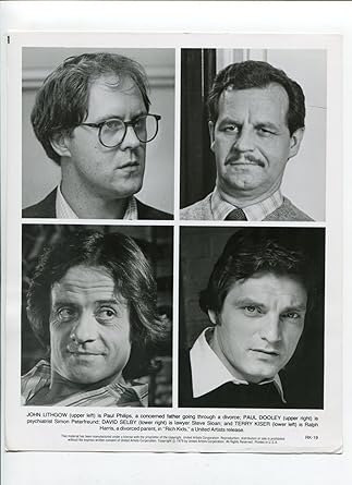 Movie Photo Rich Kids John Lithgow And Paul Dooley B W Still At