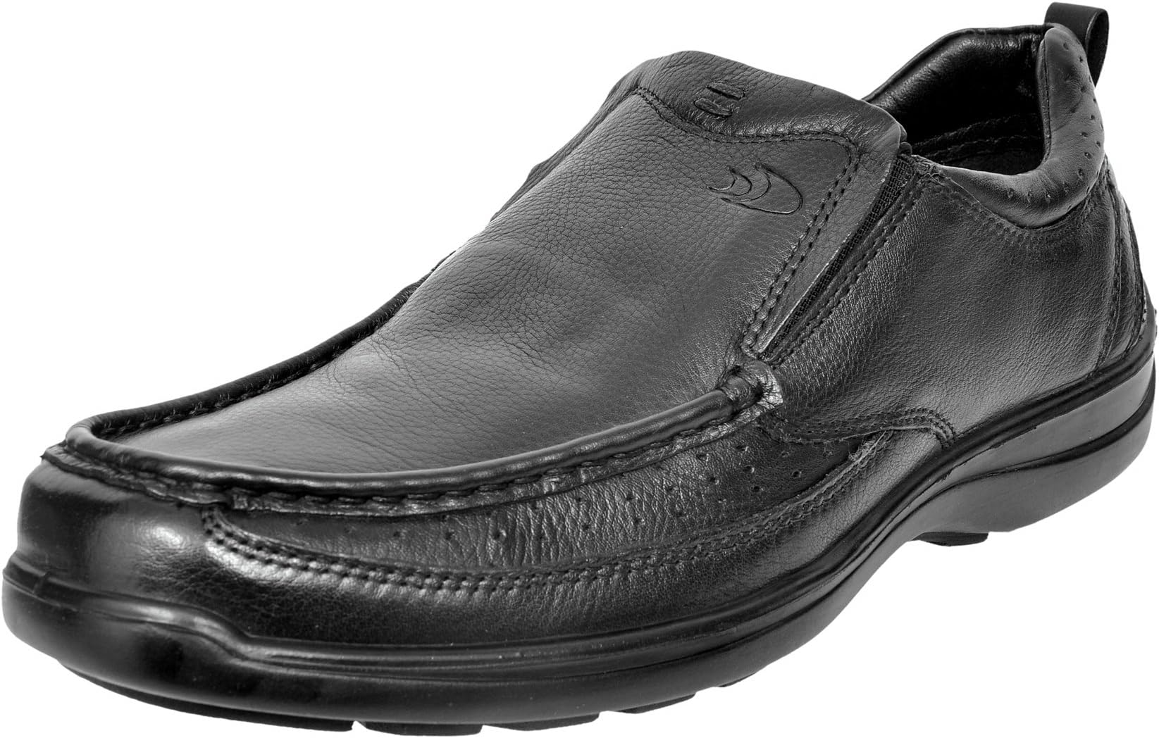 Allen Cooper ACCS-33527 Black Men's Leather Formal Loafers