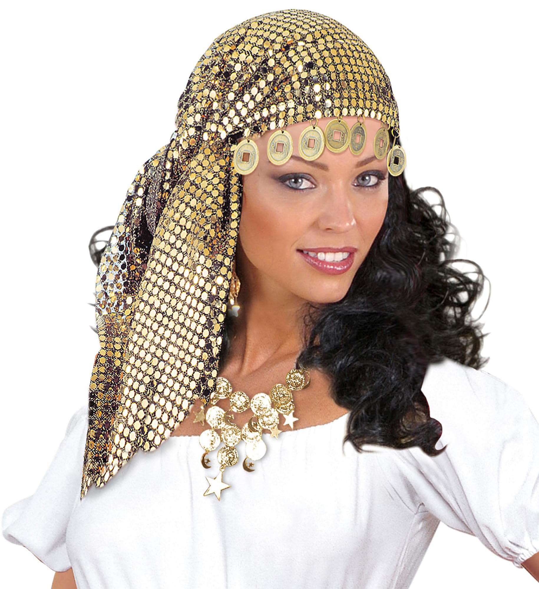 Sequin Gypsy Head Dress Accessory for Fancy Dress