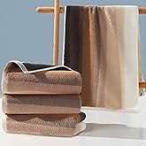 Colorful Hand Towels for Bathroom (4PC, 16"x27") - 100% Cotton | 480GSM | Soft | Absorbent, Bathroom Hand Towels Decorative Set, Fluffy Hand Towel for Shower, Painted Hand Towel Set, Red and Orange