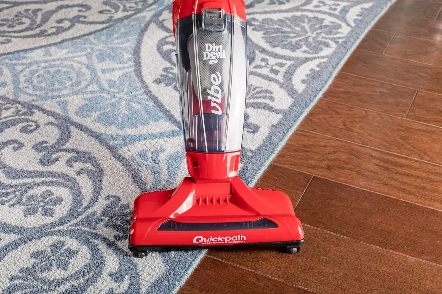Dirt Devil Vibe 3-in-1 Vacuum Cleaner, Lightweight Corded Bagless Stick Vac with Handheld, SD20020, Red - Upright Vacuums