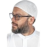 ihvan online Turkish Muslim Premium Knitting Kufi Hats for Men, Taqiya, Takke, Peci, Islamic Caps Gifts, Standart Size