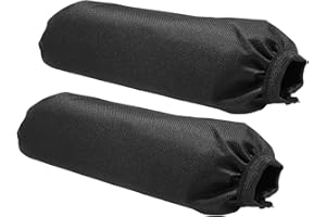 ASECUPDAT 2-pack 350mm Universal shock covers Suspensione Protector Absorber Nylon Protective Cloth Compatible with TRX450R YFZ450 ATV Quad 150cc-520cc ATV Quad LTZ400 LTR450 Motorcycle Pit Dirt parts