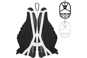 Shoe Holster, takyu 2 Pack Shoe Clips Silicone Shoe Holder for Backpack with Footwear Clip for Outdoor Climbing Hiking Trip, Hang Extra Shoes Cleats Boots on Your Bags