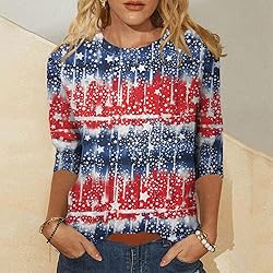 red White and Blue Shirts for Women 4th of Shirts