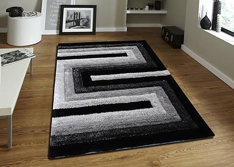 Buy Flooring India 3d Maze Carpet 120 X 180 Cms Silver
