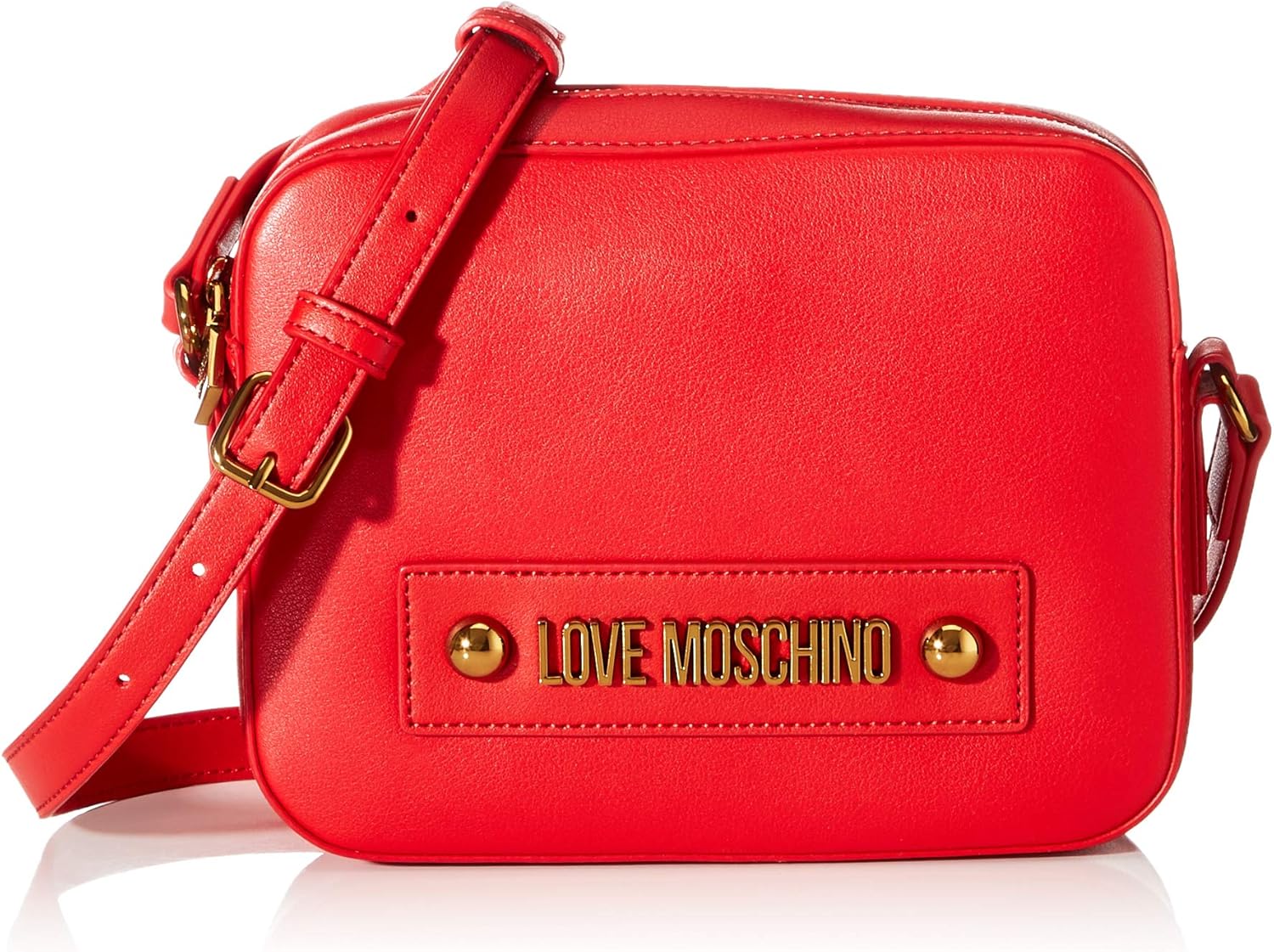 Love Moschino Women's CrossBody Bag, Red (Rosso), 6x17x22 Centimeters