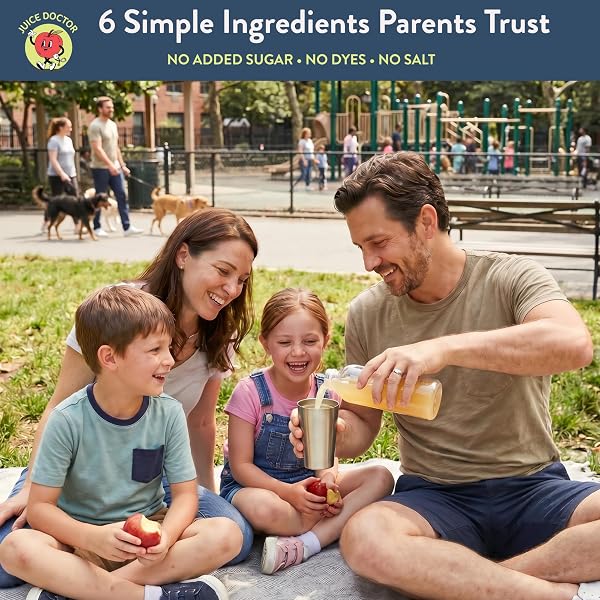HYDRATION POWDER MADE WITH APPLE JUICE POWDER, MAGNESIUM CITRATE, VITAMIN D FAMILY FRIENDLY ELECTROLYTE POWDER DRINK MIX FOR MEN, WOMEN, AND CHILDREN, BY JUICE DOCTOR, 1.2LB (560G / 28 SERVINGS)