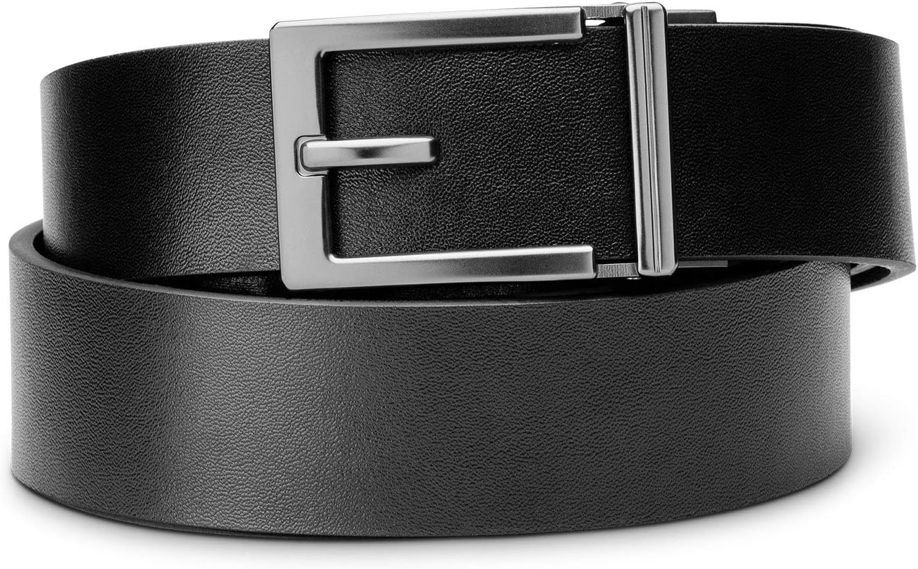 KORE Men’s Top-Grain Leather Track Belts | “Express” Alloy Buckle