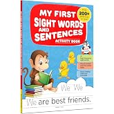 My First Sight Words And Sentences Activity Book: With 200+ Sentences to Read