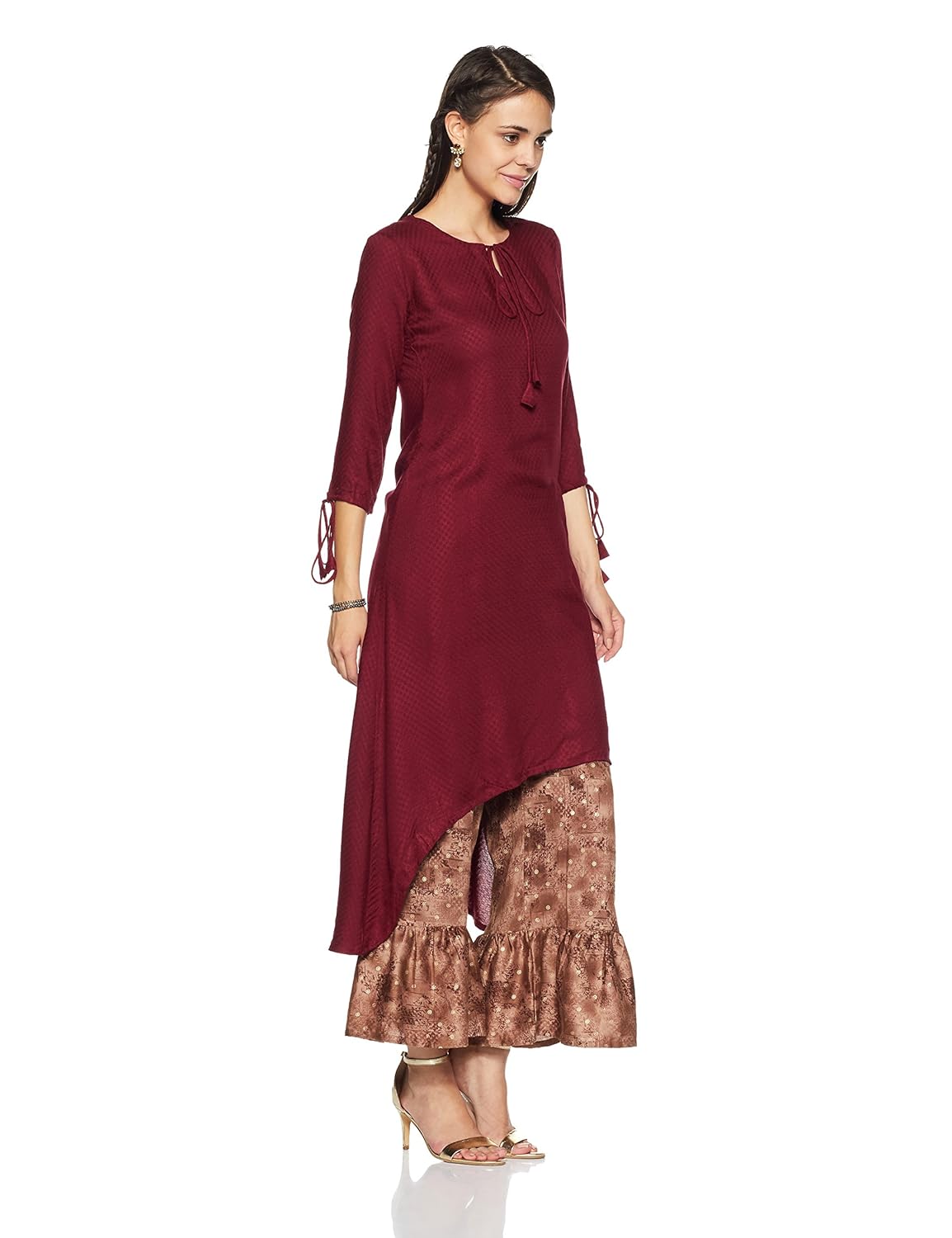 gerua women's a line salwar suit set