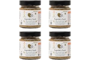 ORIGENES DEVOTED TO OUR HERITAGE Pack of 4 Green Olive Pastes, Hand Picked Green Olive Spread, Green Olive Tapenade with Greek Savory and Lemon juice 4X180g