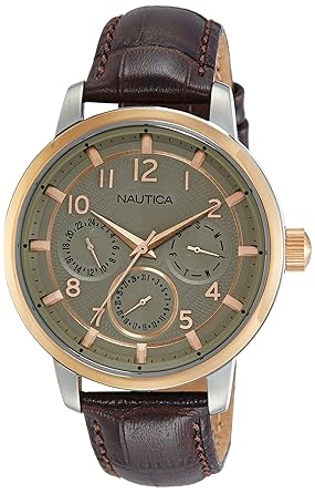Analog Silver Dial Mens Watch - NAD14538G