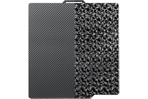 LIKESILK for Bambu Lab A1/X1C/X1/X1E/P1P/P1S 3D Printers, 3D Printers 257x257mm Spring Steel Plate (Carbon fiber PET + diamond PEO)