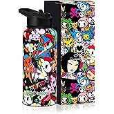Tokidoki Unicorno Bottle 32oz Insulated Stainless Steel Water Bottle Reusable Vacuum Insulated Water Bottle Tumbler with Leak Proof Flip Bottle for Travel Office Gym(colorful unicorno)
