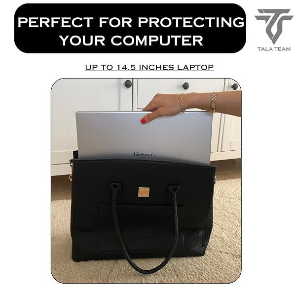 TALA TEAM TOTE BAG FOR WOMEN WITH INSULATED LUNCH COMPARTMENT – BOLSOS PARA MUJERES, WORK TOTE BAG, LAPTOP BAG, LONCHERAS PARA MUJER, LUNCHBOX FOR WOMAN.