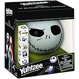 Disney Yahtzee The Nightmare Before Christmas Dice Game | Collectible Jack Skellington Toy | Family Dice Game & Travel Games