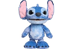 Disney Stitch Just Play Ultimate Interactive 17" Plush Toy, 100+ Sounds & Reactions, Inspired by Disney’s Live-Action Lilo & Stitch Film, New Movie Toy for Fans, Girls, Boys, Kids 3 and Up by