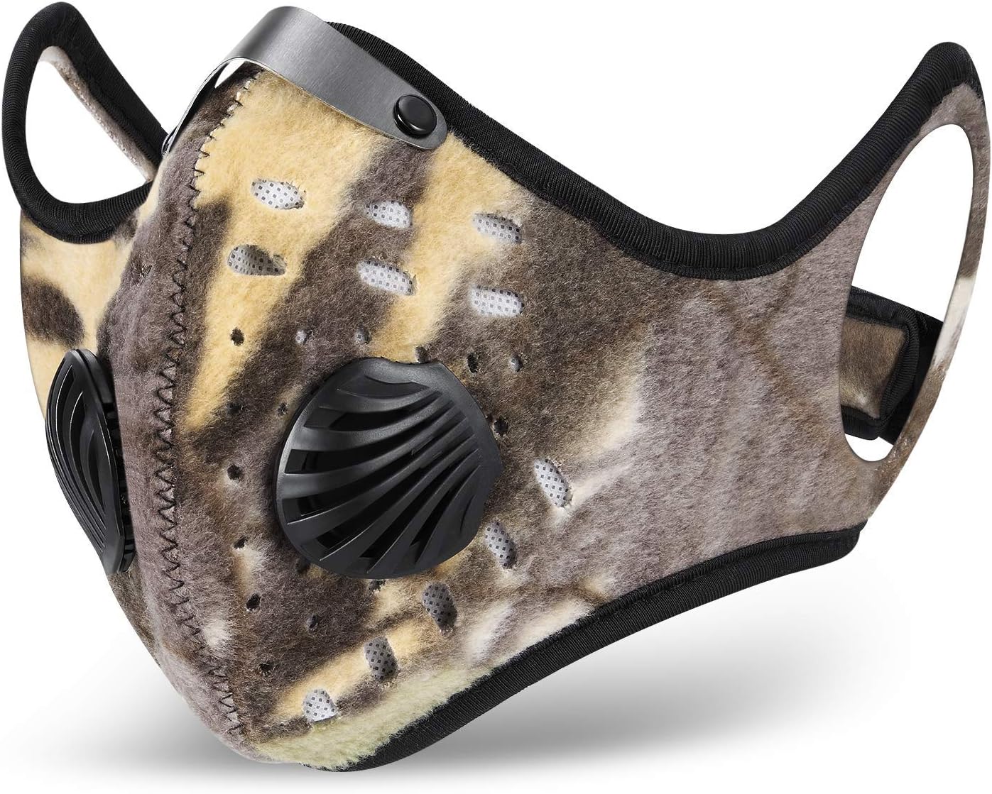 Megrezo Dust_Mask, Reusable Face_Mask with Extra Activated Carbon Filters for Pollen Allergy Woodworking Running Cycling Mowing Construction