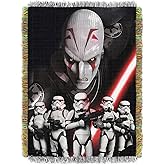 STAR WARS Northwest Rebels Woven Tapestry Throw Blanket, 48" x 60", Rebel Storm