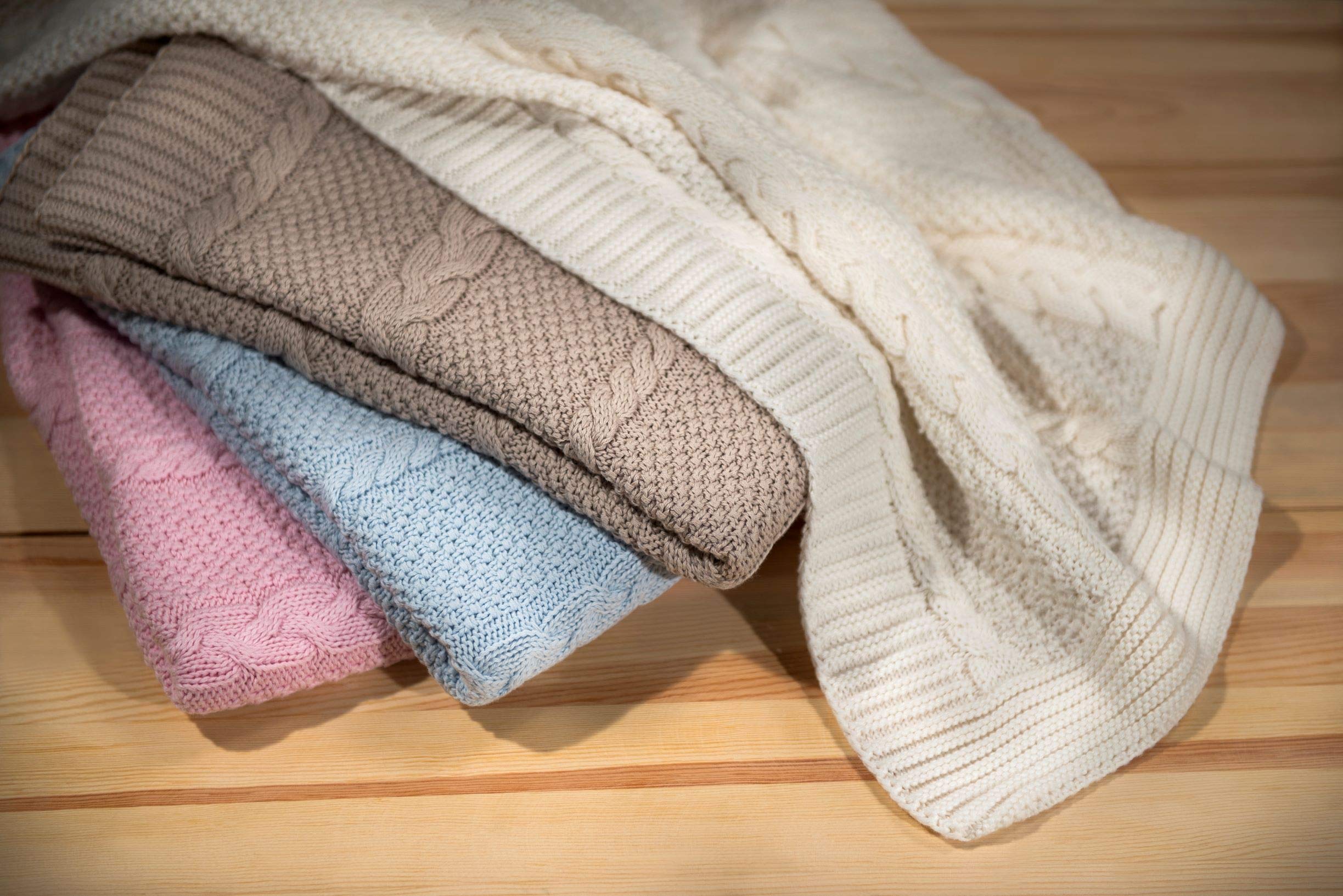 Funnababy Premium Capelli Soft Knitted Blanket, Pink