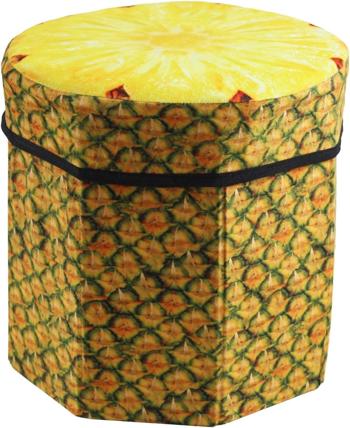 Pineapple 3d Seat Storage Cube Footstool Stool Lovely Fruit Ottoman Stool, Cute Cartoon Design ,looks Great And Welcomed By Children.