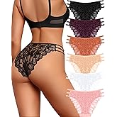 READY TO LOVE Sexy Lace String Underwear Women Pack Cheeky Bikini Stretch Breathable Ladies Underwear Panties