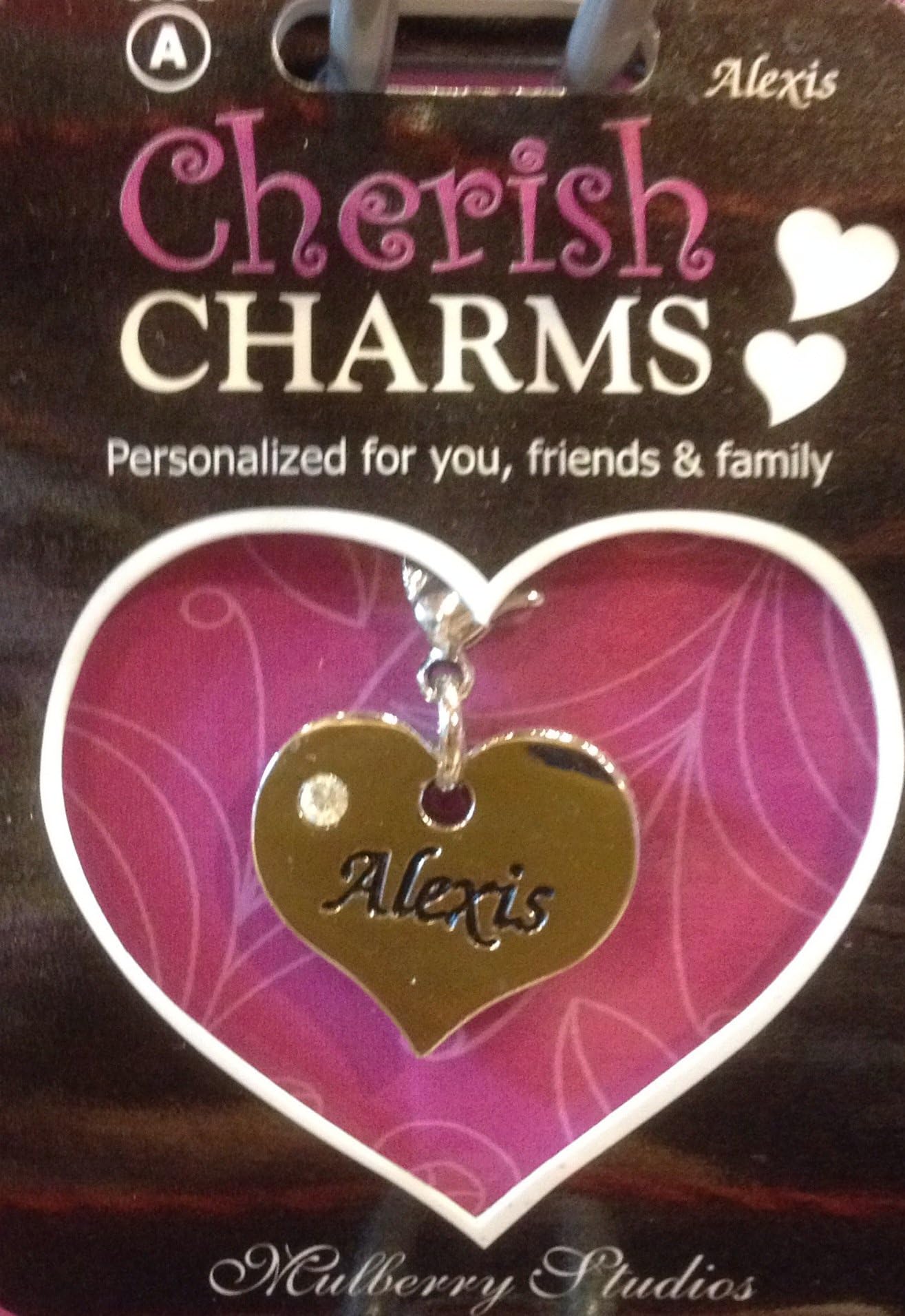 A Personal Bracelet/necklace/keychain's Name Charm: Alexis