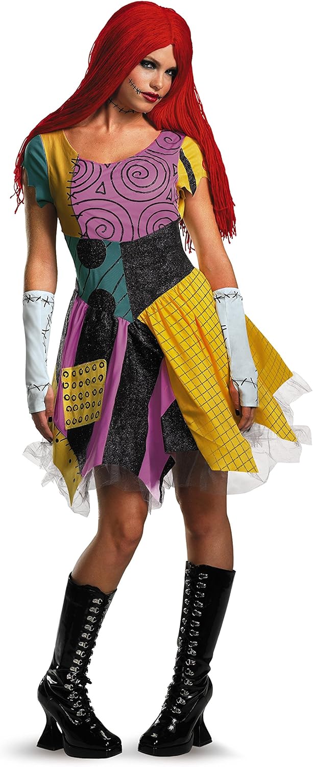 Amazon サリー ナイトメアビフォアクリスマス 衣装 コスチューム 大人女性用 Sally コスプレ 仮装 通販