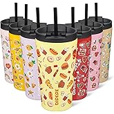 BJPKPK 18oz Tumbler With lid And Straw Stainless Steel Travel Coffee Mug Insulated Tumblers Cups,Yummy