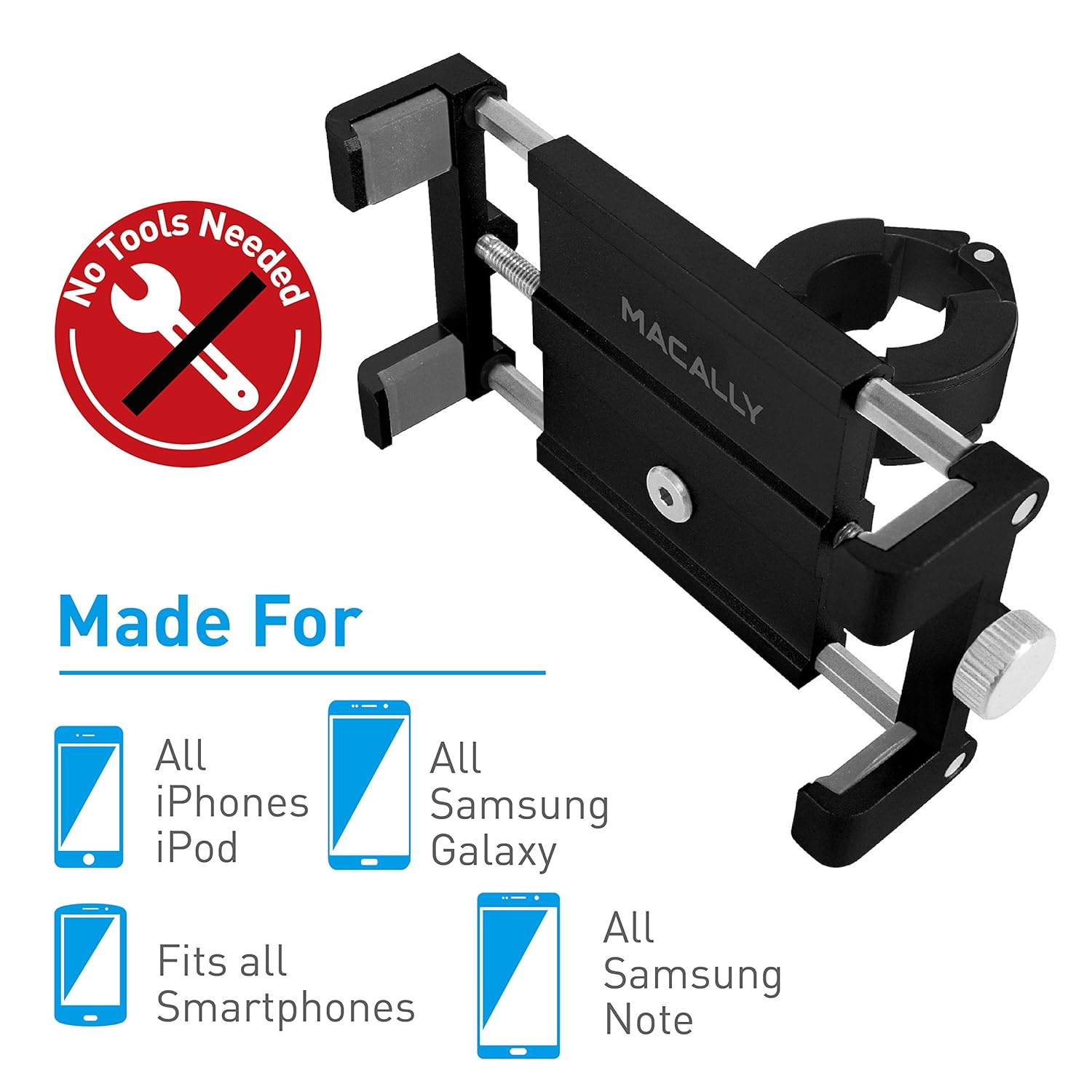 macally aluminum motorcycle mount