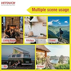 VETOUCH Carbon Monoxide Detector Plug in, Carbon