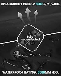 33,000ft Packable Rain Pants for Men Waterproof