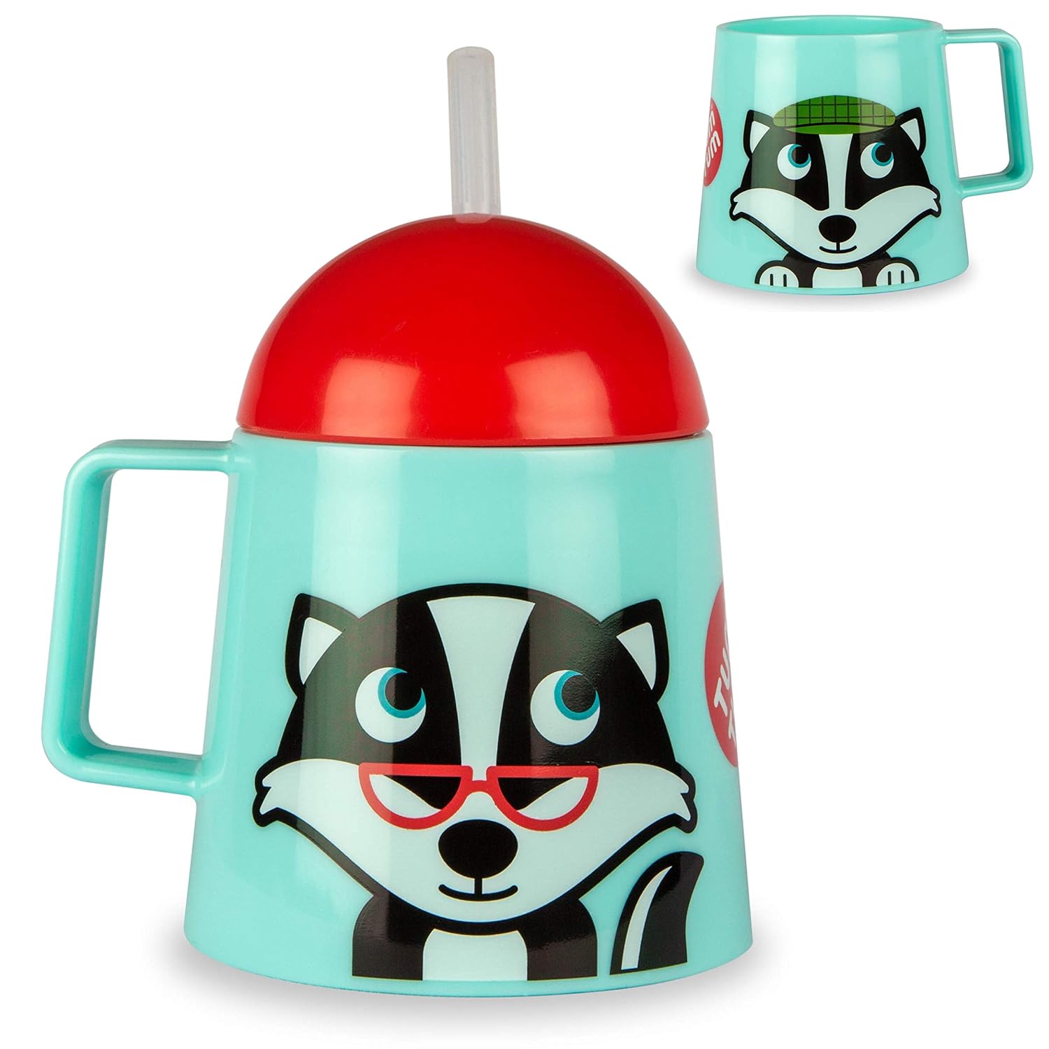 EXCEART Kinder Trinkbecher Mit Strohhalm - 6er Pack Bunte Schluckbecher Für Kleinkinder