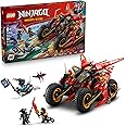 LEGO NINJAGO Ninja Combat Vehicle - 3 in 1 Building Toy - Dragons Rising Play Set for Boys & Girls, Ages 8+ - Model Building 