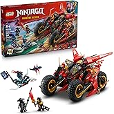 LEGO NINJAGO Ninja Combat Vehicle - 3 in 1 Building Toy - Dragons Rising Play Set for Boys & Girls, Ages 8+ - Model Building 