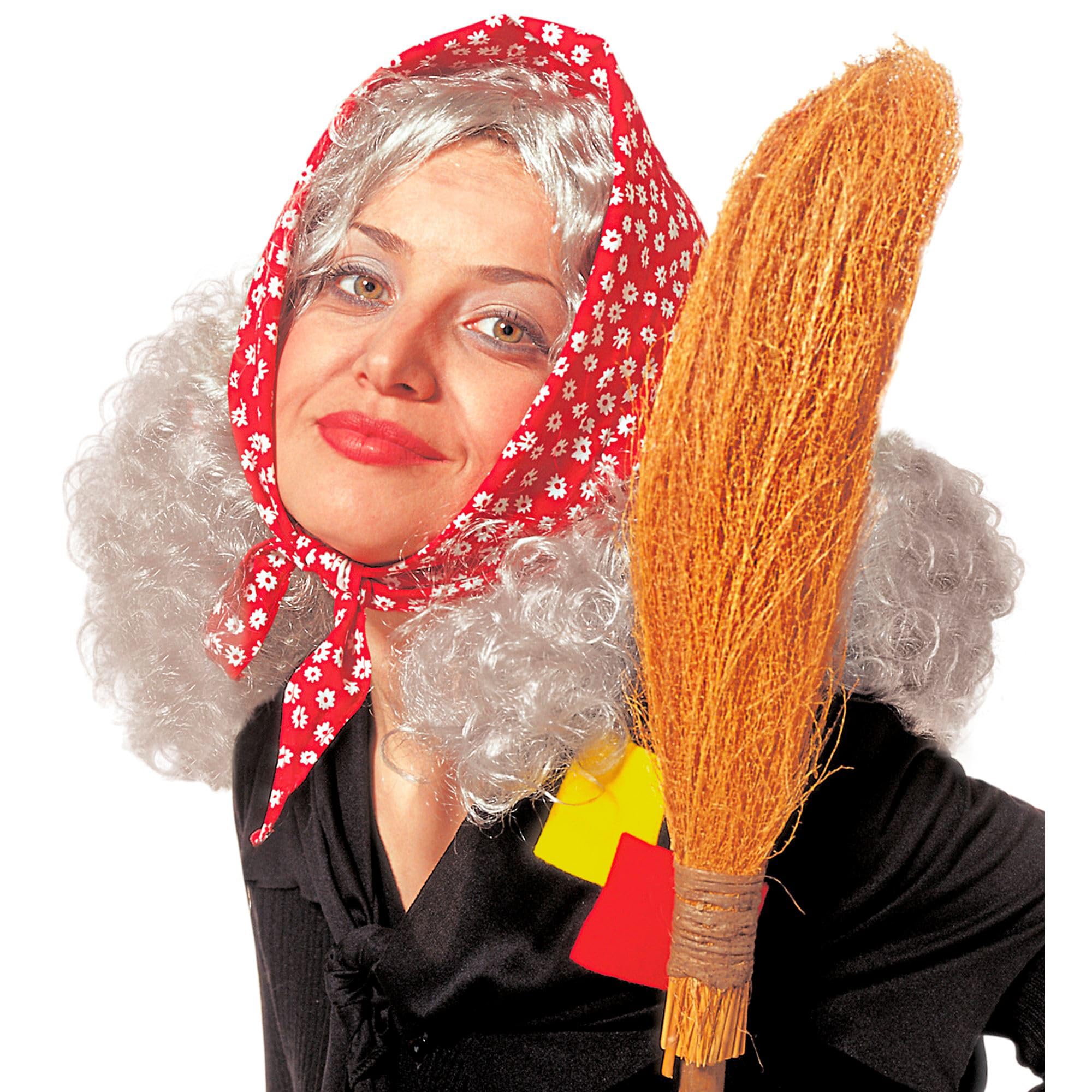 Ladies Granny/Witch withHeadscarf Wig for Hair Accessory Fancy Dress