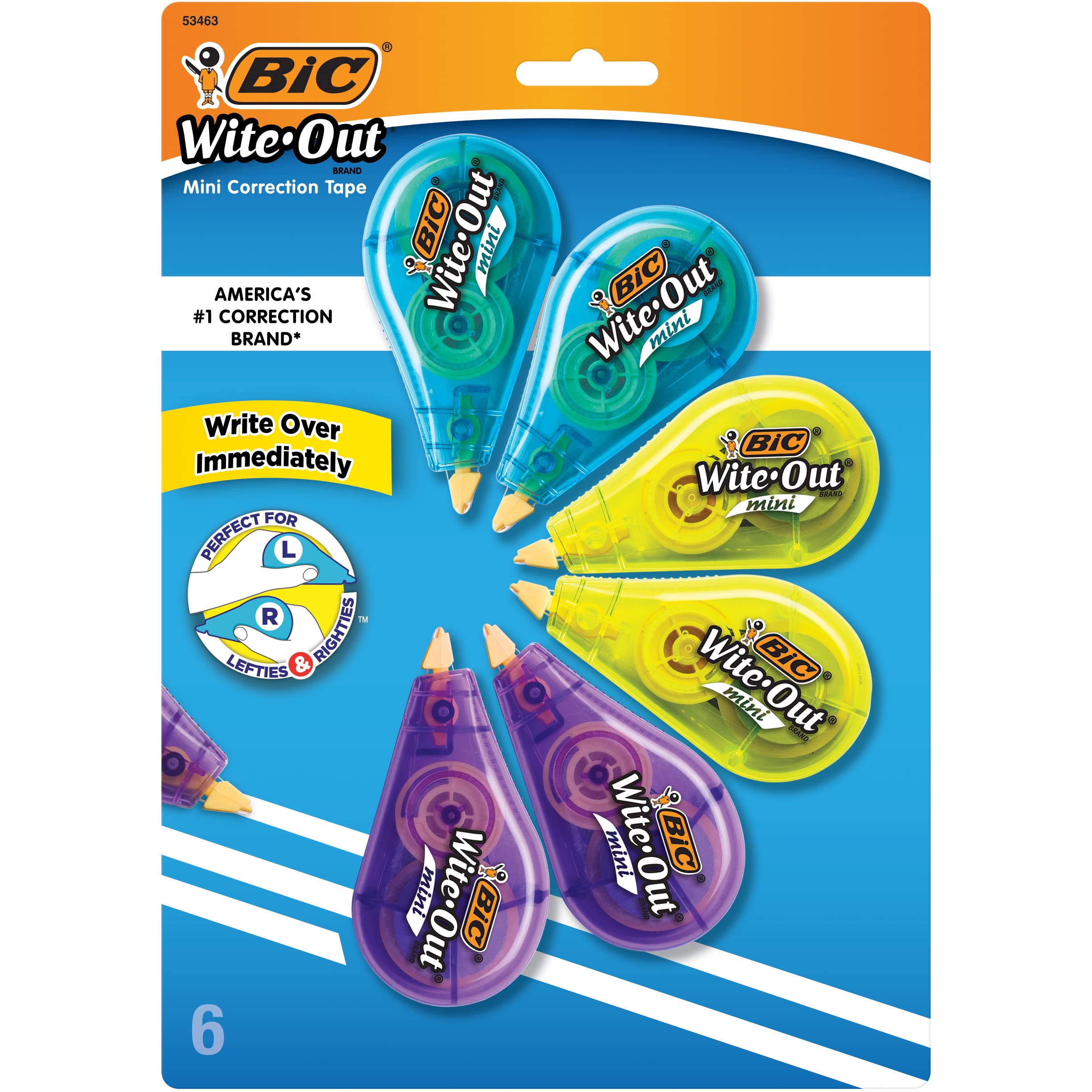 BIC Wite-Out Brand Mini Correction Tape, 16.4