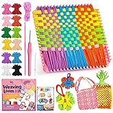 PP OPOUNT Weaving Loom Kit for Kids & Adults, 432 Craft Loops Potholder Loom Kit for Girls Ages 6 7 8 9 10 11 12, DIY Arts and Craft Kit for Beginners Making Potholders, St. Patrick Day Gifts for Kids